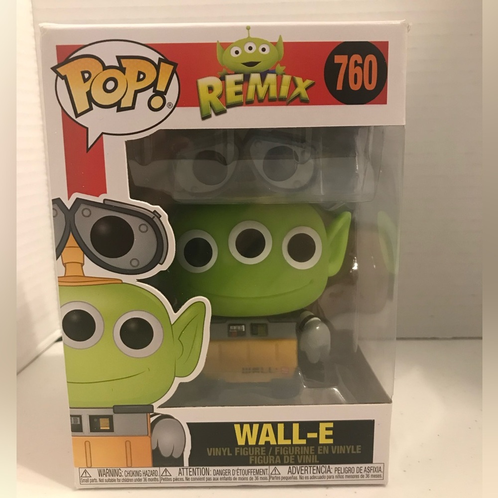 Funko Pop! Remix Wall-E with Green Alien #760 -G